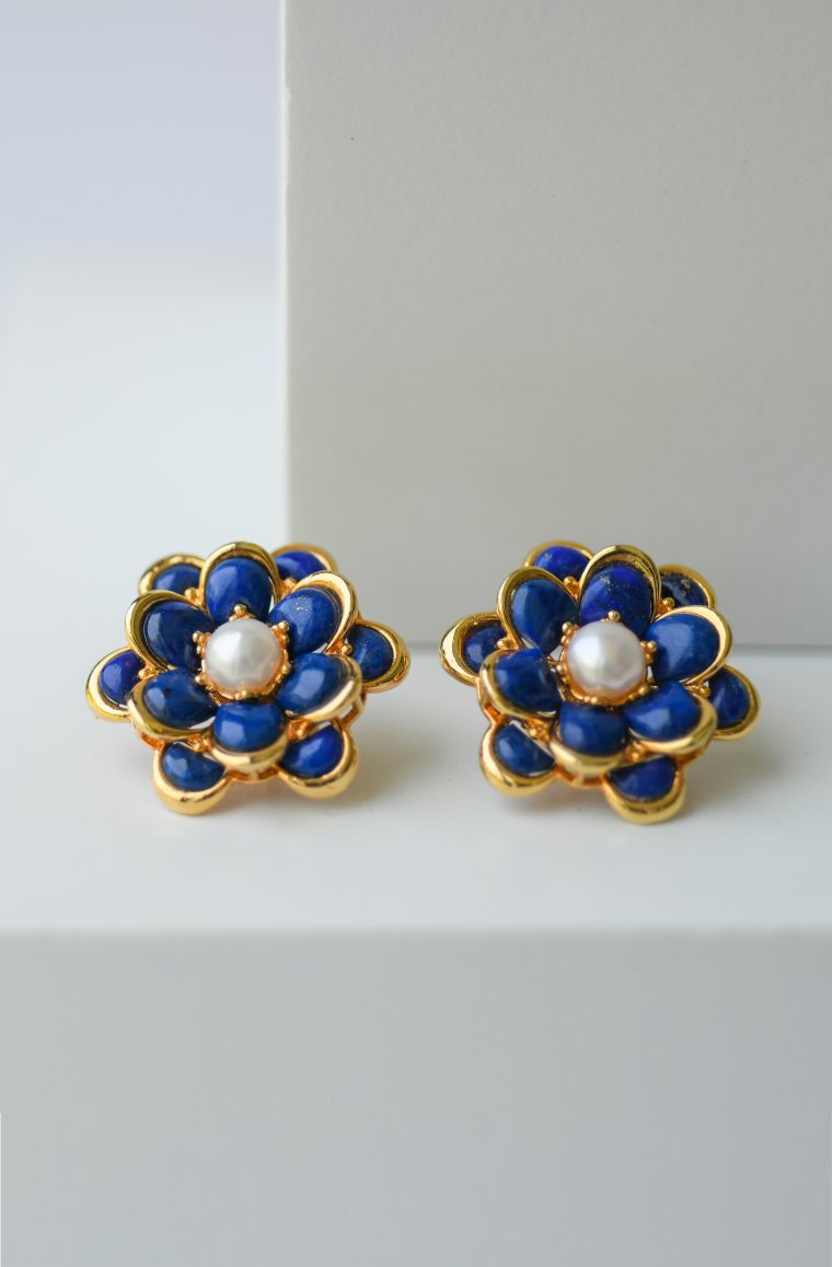 AZURE Climbing Rose Earrings