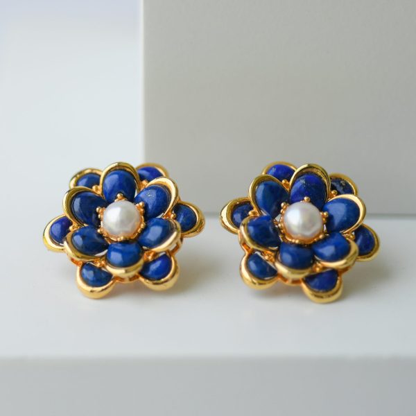 AZURE Climbing Rose Earrings