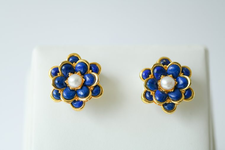 AZURE Climbing Rose Earrings - Image 3