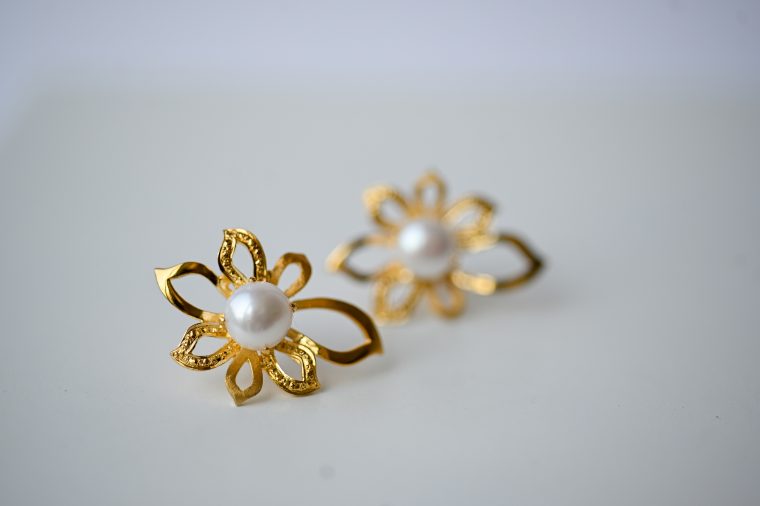 Jasmine Earrings- Gold Plated - Image 3