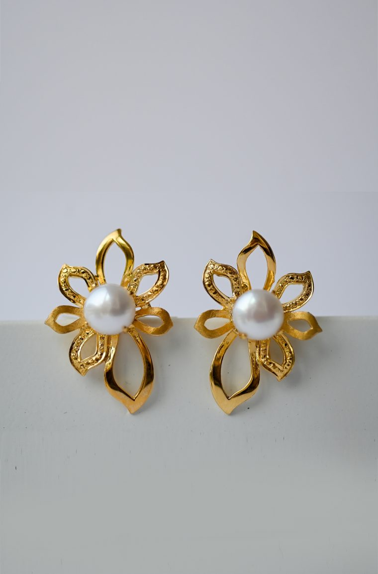 Jasmine Earrings- Gold Plated