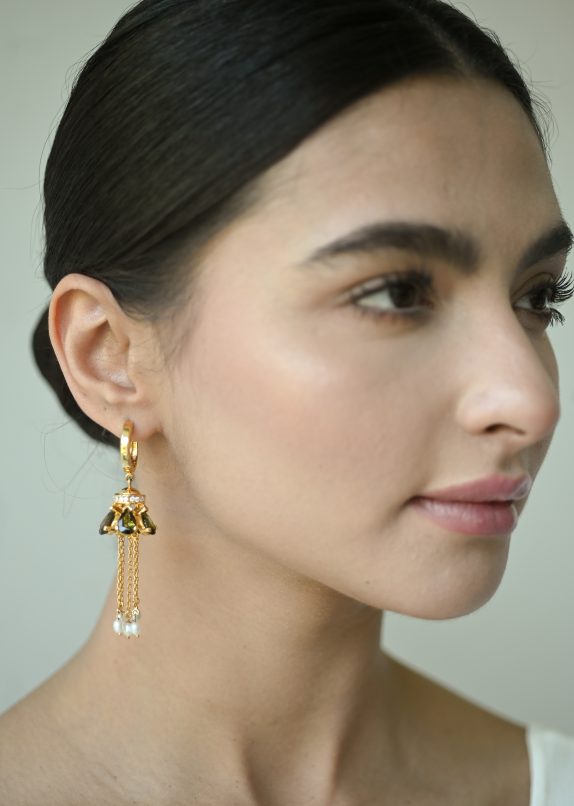 Dancing Dahlia Earrings - Image 2