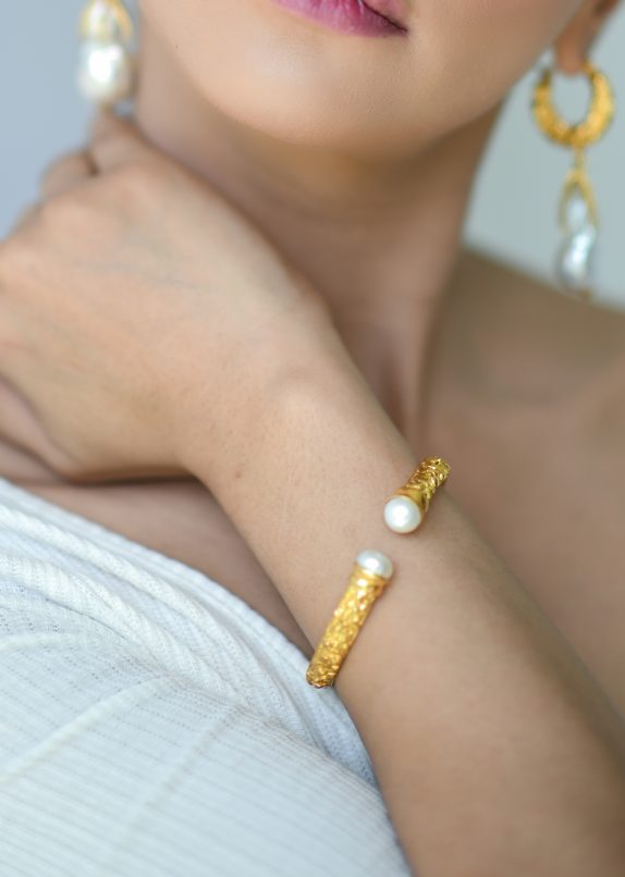 Gilded Molten Bangle - Image 2