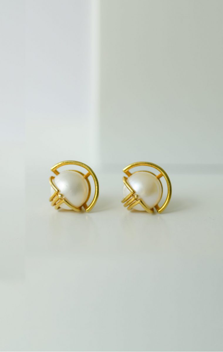 Rotunda Studs - Gold Plated