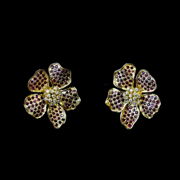 Ruby Azalea Earrings Ruby Azalea Earrings