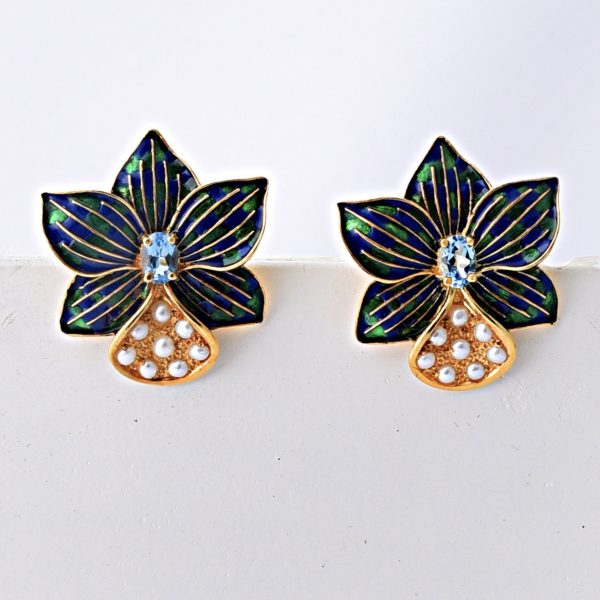 AZURE Orchid Earrings AZURE Orchid Earrings