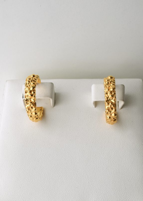 Gilded Molten Hoops - Image 3