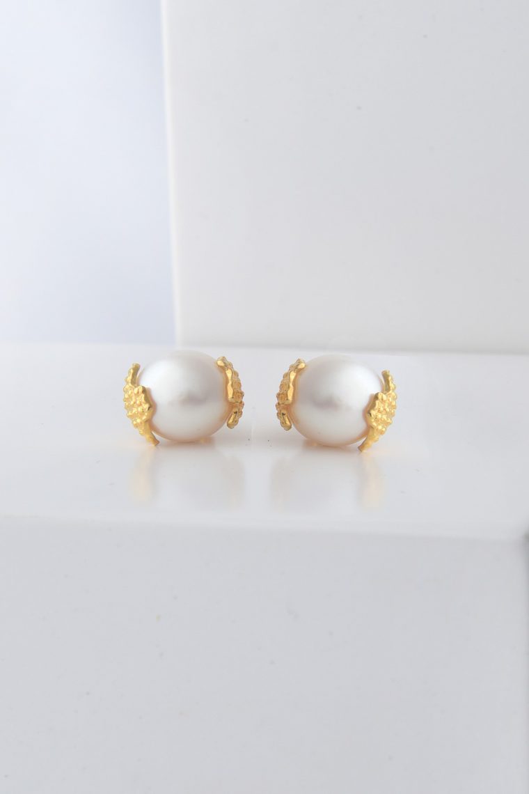 Gilded Maria Studs