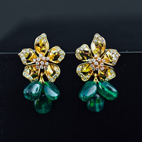 Emerald Azalea Earrings Emerald Azalea Earrings