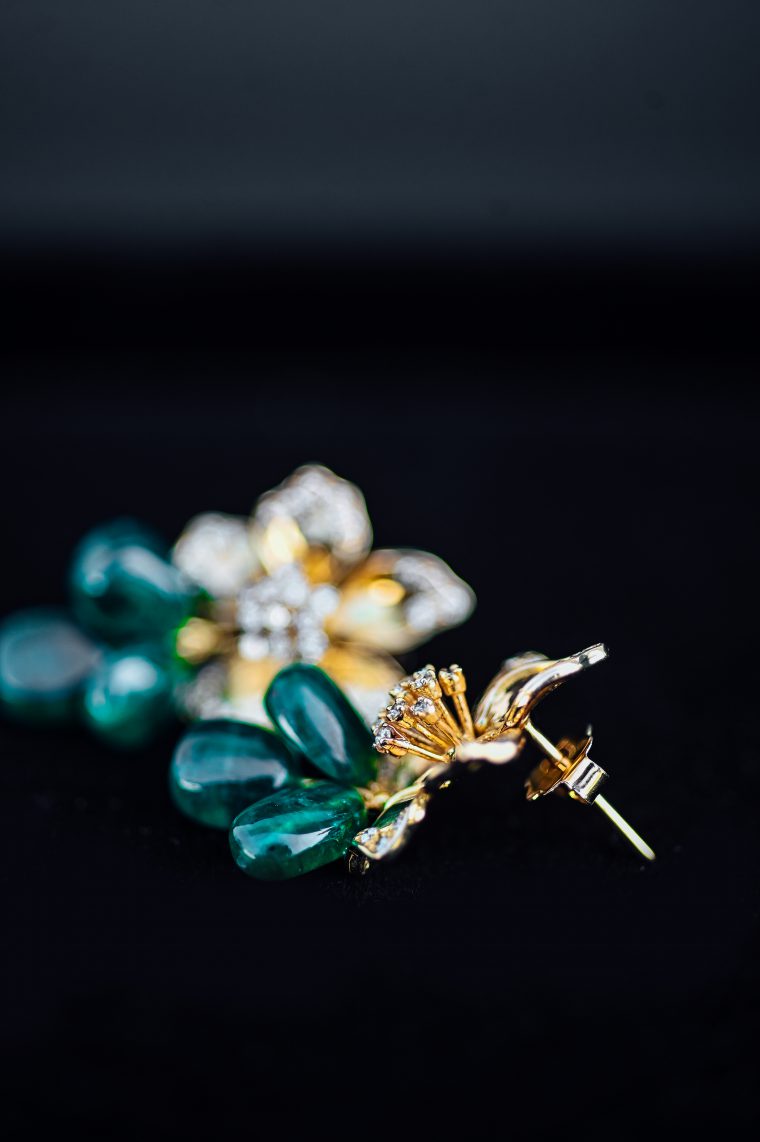 Emerald Azalea Earrings - Image 3