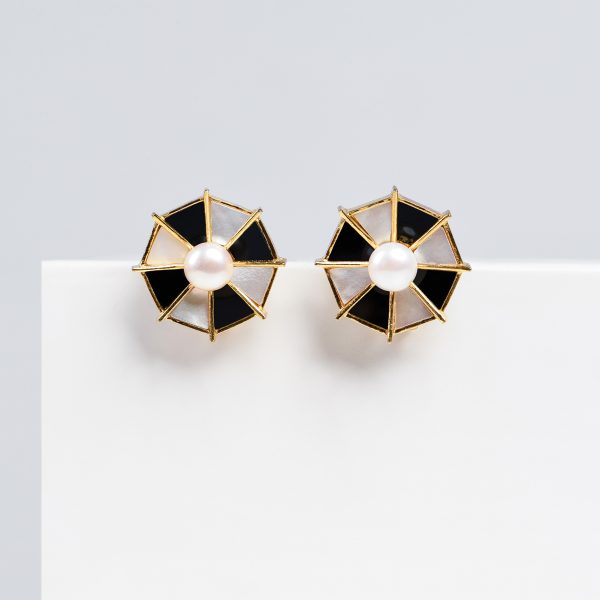 Black Onyx Matrix Earrings